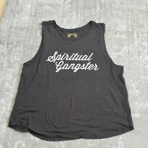 Spiritual Gangster Charcoal Muscle Tee